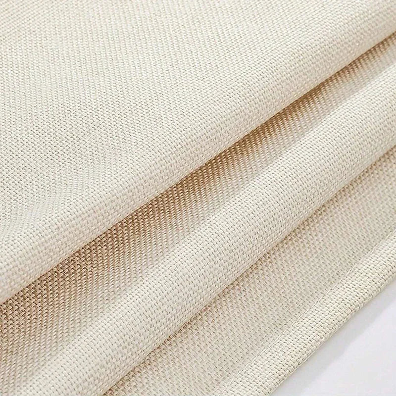 4/6/8pcs Linen Table Mat Non-Slip Bowl Pad Coaster Set Washable  Dining Table Placemats Retro Rustic Home Decoration Accessories