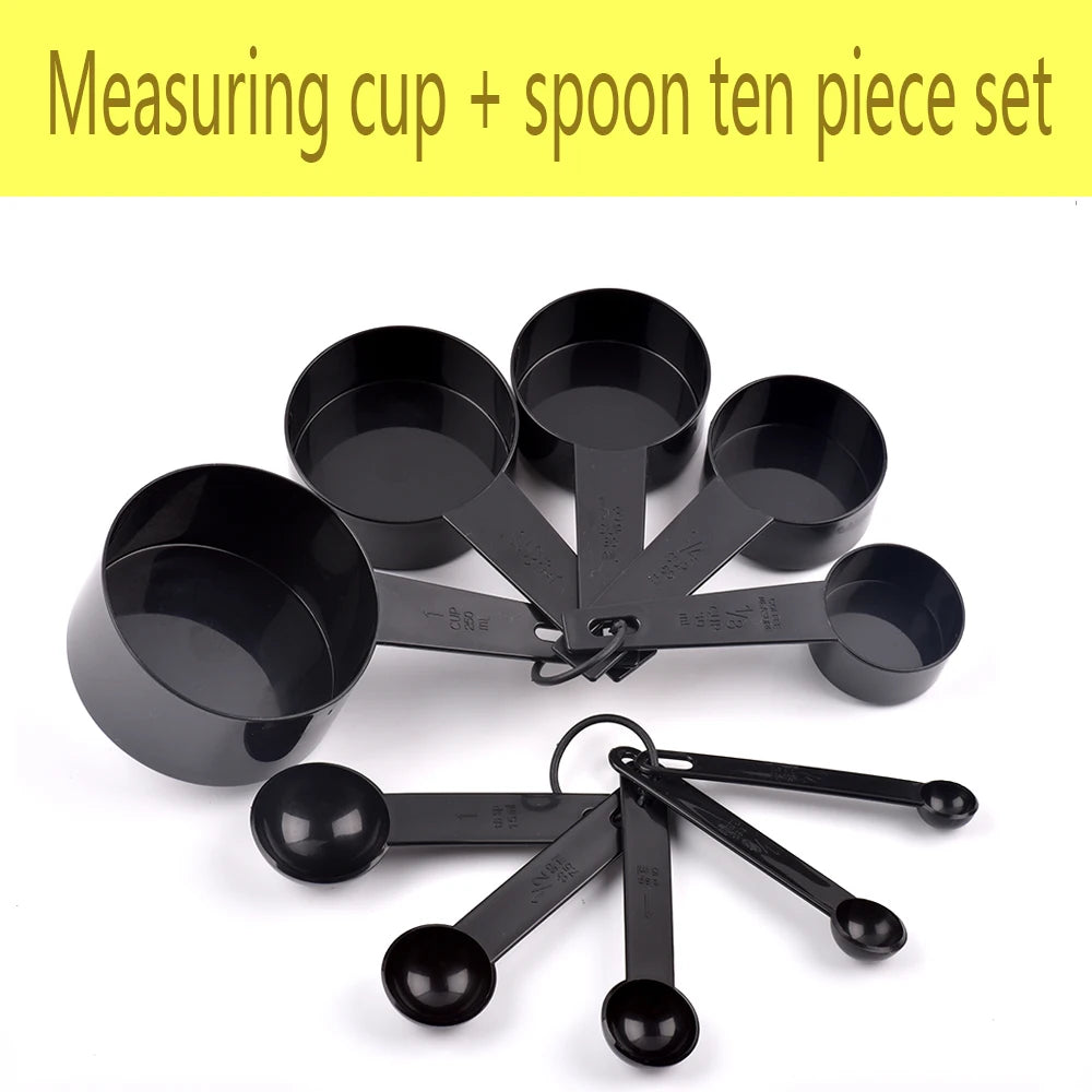 Measuring Cup And  Spoon 5/10PCS Household Kitchen Tool Set, Can Be Used To Store Cooking